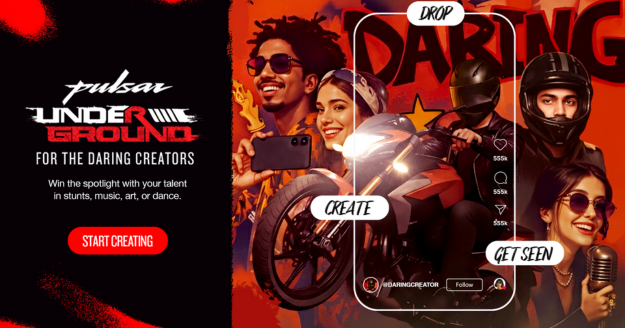 Bajaj Auto launches Pulsar Underground, an AI-enabled platform for young creators in India to showcase talent in biking, stunts, music, dance, art, graffiti, and AI creation