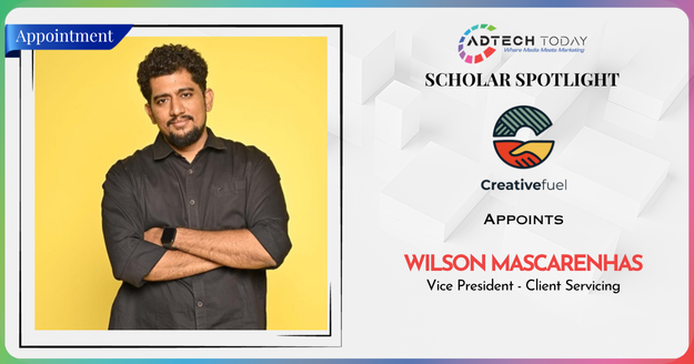 Wilson Mascarenhas appointed as Vice President – Client Servicing at Creativefuel