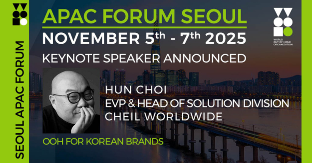 Cheil Worldwide EVP Hun Choi announced as keynote speaker at the World Out of Home Organization’s Regional Forum in Seoul