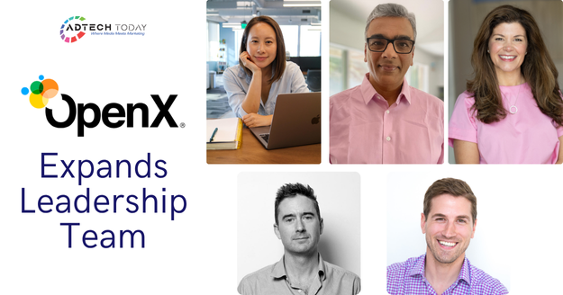 OpenX Technologies announces five new senior leadership appointments to drive innovation and scale OpenXSelect across global programmatic advertising