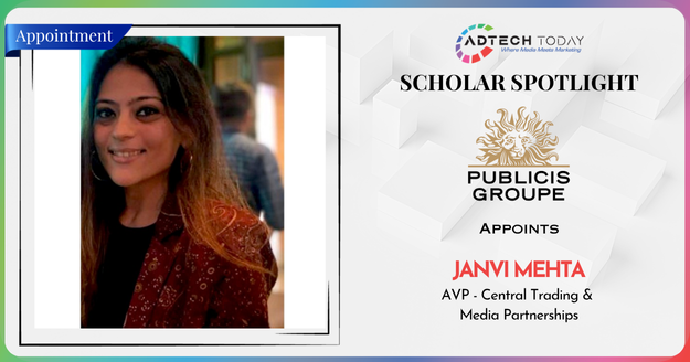 Publicis Groupe appoints Janvi Mehta as Associate Vice President Central Trading and Media Partnerships