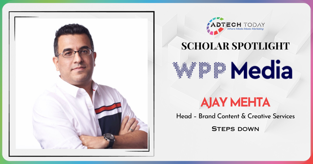 Ajay Mehta steps down from WPP Media after an 11-year tenure leading branded content and creative services