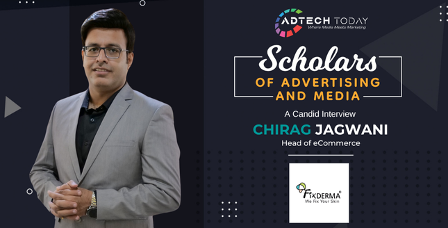 Portrait of Chirag Jagwani, Head of eCommerce at Fixderma India Pvt. Ltd,