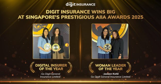 Go Digit Insurance wins ‘Digital Insurer of the Year’ and CEO Jasleen Kohli named ‘Woman Leader of the Year’ at the 29th Asia Insurance Industry Awards 2025 in Singapore