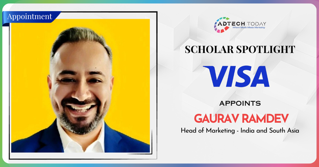Gaurav Ramdev, newly appointed Head of Marketing for Visa in India and South Asia