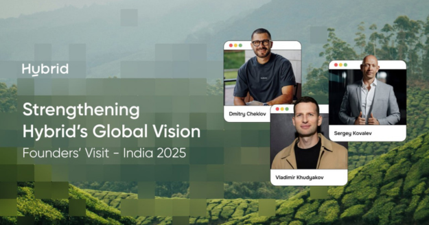 Hybrid founders Dmitry Cheklov, Sergey Kovalev, and Vladimir Khudyakov visit India to strengthen AI-driven programmatic advertising innovation