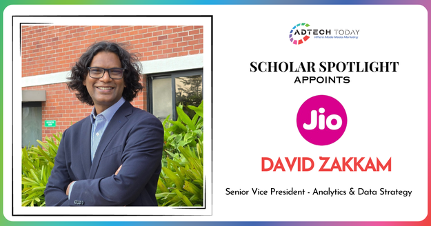 Portrait of David Zakkam, newly appointed Senior Vice President and Head of Analytics & Data Strategy at JioStar.