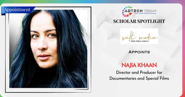 Salt Media Entertainment (SMEPL) announces the appointment of award-winning British-Afghan filmmaker Najia Khaan as Director and Producer for Documentaries and Special Films