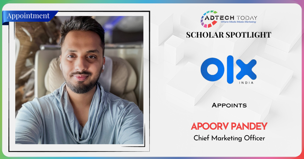 Apoorv Pandey appointed as Chief Marketing Officer of OLX India