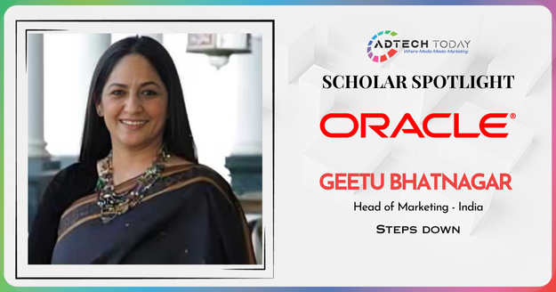 Geetu Bhatnagar steps down as Head of Marketing at Oracle India after ten-year tenure
