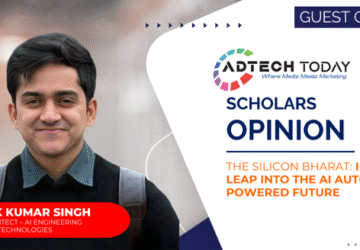 Illustration representing India’s sovereign AI infrastructure powering the Silicon Bharat movement,