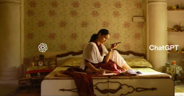 ChatGPT’s new ad shows a young woman using AI to practice for a job interview with confidence