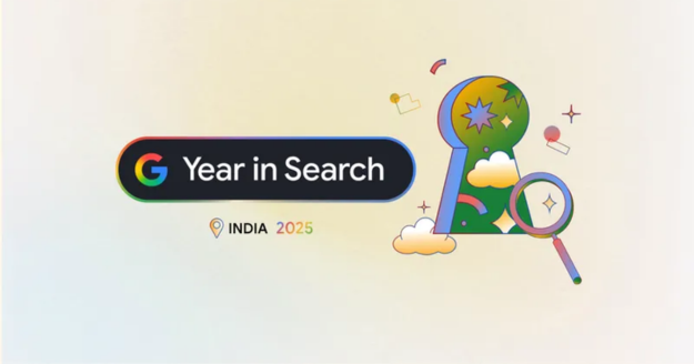Google India Year in Search 2025 report showcasing top trends and new AI-powered search features