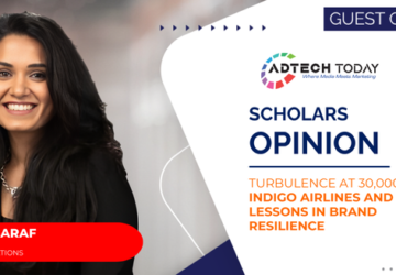 Airport departure hall with delayed flights highlighting airline brand trust and crisis management,