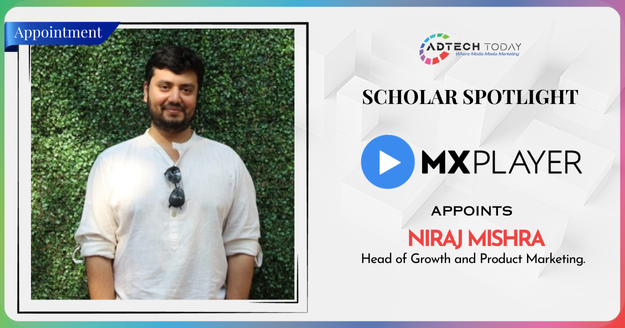 Niraj Mishra appointed as Head of Growth and Product Marketing at Amazon MX Player