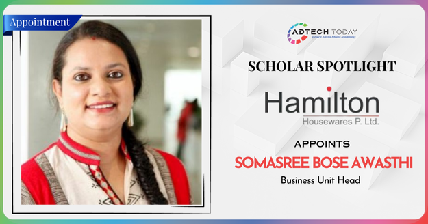 Somasree Bose Awasthi appointed as Business Unit Head at Hamilton Housewares (Milton) in December 2025