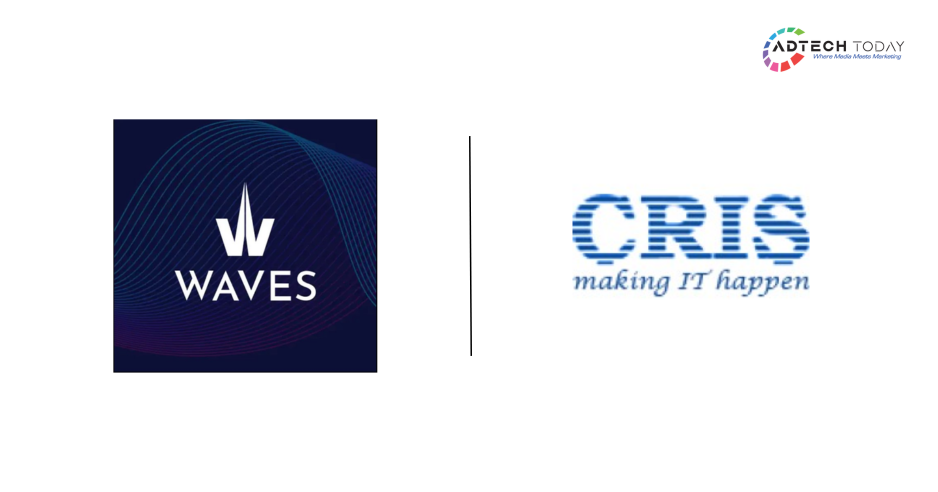 WAVES OTT and CRIS partnership announcement for RailOne app content integration