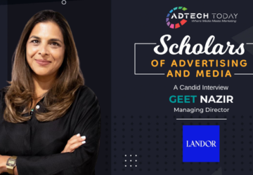 Geet, Managing Director of Landor India, sharing insights on brand transformation and design-led growth,