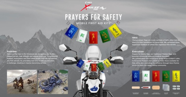 Hero MotoCorp Turns Prayer Flags Into First-Aid Kits
