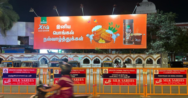 Platinum Outdoor & Continental Coffee’s Pongal OOH Campaign