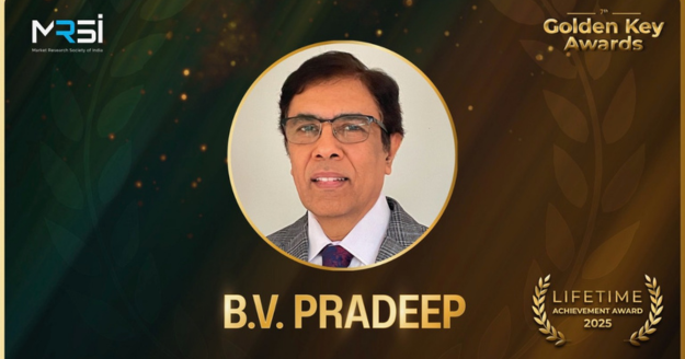 MRSI Honours B.V. Pradeep at Golden Key Awards