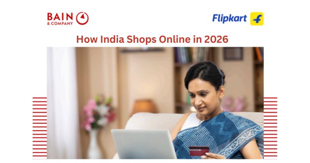India e-retail, online shopping India, Bain report, Flipkart, ecommerce, digital commerce, retail market, Gen Z, quick commerce, Q commerce, consumer trends, India market, digital growth, AI commerce, conversational commerce, fintech, retail growth, Tier 2 cities, online retail, GMV