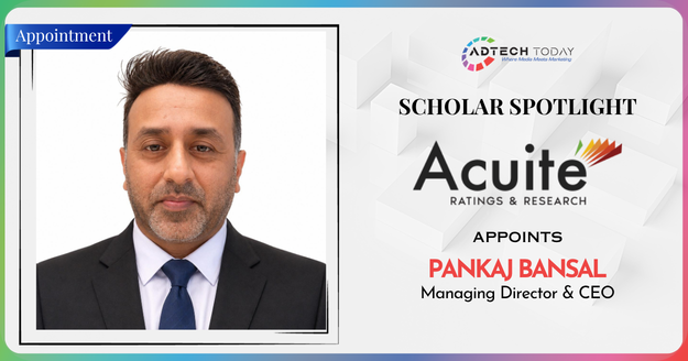 Acuité Ratings & Research Appoints Pankaj Bansal as Managing Director & CEO