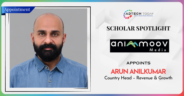 Animmoov Strengthens India Leadership with Appointment of Arun Anilkumar as Country Head – Revenue & Growth