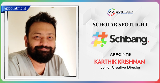 Schbang Appoints Karthik Krishnan as Senior Creative Director