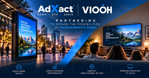AdXact and VIOOH Launch Partnership to Bring Advertisers More Premium Digital Out-of-Home Opportunities