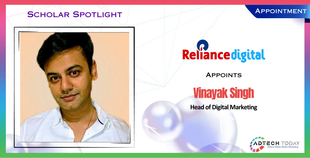 Reliance Digital, Vinayak Singh, Head of Digital Marketing, Mumbai, India, digital marketing, digital transformation, online presence, marketing and communication, D2C marketing, data-driven strategies, social media, e-commerce, online reputation management, customer relationship management, brand management, Bajaj Consumer Care, LG Electronics, Abbott Nutrition, Godrej & Boyce, Reliance Retail, consumer electronics, technology retail, digital footprint, customer engagement, innovative marketing strategies, modern consumer, digital experiences,