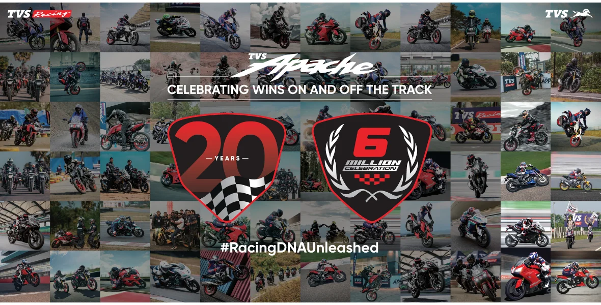 TVS Apache, TVS Apache 20th anniversary, TBWA India, 20:20 campaign, IPL 2025, performance motorcycle brand, TVS Apache 150, motorcycle stunt films, cricket-themed campaign, premium bikes India, Vimal Sumbly, Rathish Subramaniam, TVS Apache IPL campaign, TVS Motor Company, cricket and motorcycles, all-rounder film, playing on the front foot, digital marketing campaign, motorcycle performance legacy, T20 cricket ads, motorcycle brand milestone, integrated brand campaign, Indian motorcycle market, premium motorcycle segment India, Apache stunt videos, IPL advertising campaign,