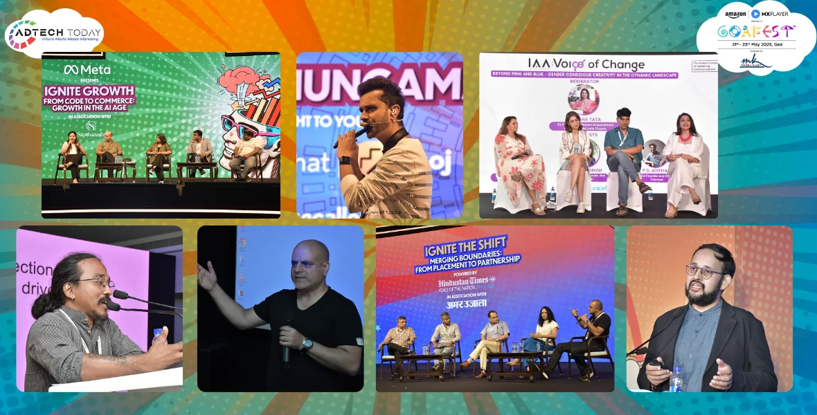 Goafest 2025, IGNITE HUNGAMA, Raghav Sachar performance, Sharechat, Moj, Truecaller, From Code to Commerce, AI in marketing, generative AI, Arjun Choudhary Swiggy, Sanket Prakash Tulangekar MakeMyTrip, Tejas Apte HUL, Pragya Bijalwan Voltas, Anuradha SenGupta, Meta, Saptharushi, ChatGPT in business, HVAC personalization AI, Shikhar app, Myra AI assistant MakeMyTrip, GenAI Swiggy, AI productivity tools, Gyaan Podium, WARC Pitch Report, Pace Principle study, Sujeet Kulkarni Andersen Consulting, Biprorshee Das WARC, long-term brand building, performance marketing, Asian marketing data, AdAsia 2025 Macau, Srinivasan K Swamy AFAA, Indian advertising leaders, masculinity in advertising, Mardon Wali Baat, Karthi Marshan Marshan.Ink Kotak, Nisha Singhania Infectious Advertising, Manisha Kapoor ASCI, gender roles in advertising, IGNITE THE SHIFT, Hindustan Times, Amar Ujala, Satya Raghavan Google India, Rathi Gangappa Starcom India, Ajit Varghese JioStar, Shubhranshu Singh Tata Commercial Vehicles, Kartik Sharma Omnicom Media Group, agency brand partnerships, OTT storytelling, inclusive advertising, Beyond Pink and Blue, Darshana Shah Aditya Birla Capital, Rubeena Singh Neil Patel Digital, P.G. Aditiya Talented, Megha Tata, gender conscious creativity, sustainability in advertising, Earthday.org, Tree Plantation Goafest, Sam Balsara, Ramesh Narayan, Sundar Swamy, Shashi Sinha, Anupriya Acharya, Rana Barua, Colvyn Harris, Nagesh Alai, Raj Nayak, Ashish Khazanchi Enormous, creativity in advertising, SYNC Media lunch sponsor,
