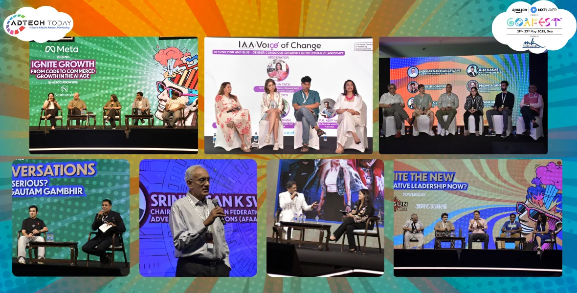 Goafest 2025, Goafest Day 2, creative leadership, digital advertising, influencer marketing, OTT advertising, Amazon MX Player, storytelling in advertising, Gautam Gambhir speech, Suniel Shetty Hunter Season 2, Deepak Dhar Rise and Fall, OOH advertising, unskippable ads, immersive advertising, Flipkart Ads, 3D creatives, ABBY Awards 2025, Snapchat, ShareChat, Moj, Times Network, DJ Melroy, Adtech trends India, Goafest masterclasses, media industry events India, advertising events 2025, creative strategy India, entertainment marketing, brand storytelling, digital transformation in media, video ads performance, CCO role in agencies, phygital advertising, branded content India, Indian advertising insights, Goafest agenda, Indian marketing festival,