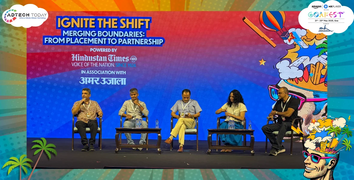 Goafest 2025, Goa Fest, Merging Boundaries panel, brand and agency partnership, marketing partnerships, long-term brand strategies, Kartik Sharma, Group CEO Omnicom Media Group India, Satya Raghavan, Director Marketing Partners Google India, Rathi Gangappa, CEO Starcom India, Ajit Varghese, Head of Revenue JioStar, Shubhranshu Singh, CMO Tata Commercial Vehicles, storytelling in marketing, digital media strategy, media buying trends, advertising industry India, agency collaboration, OTT platform marketing, YouTube marketing India, marketing insights, integrated marketing strategy, influencer marketing, brand loyalty programs, personalized advertising, business partnerships, marketing panel discussions, future of advertising India, customer engagement strategy, marketing content creation, advertising measurement tools, brand storytelling India,