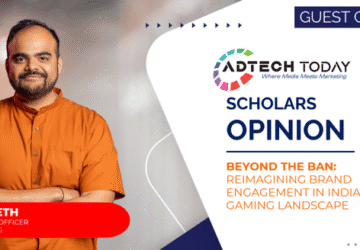 Illustration showing India’s evolving gaming landscape after the Online Gaming Law 2025, highlighting esports, gamers, and digital brand integrations,