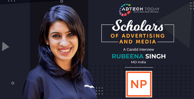 Portrait of Rubeena Singh, Managing Director of NP Digital India, photographed for an editorial interview on digital marketing,