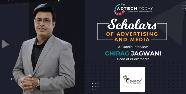 Portrait of Chirag Jagwani, Head of eCommerce at Fixderma India Pvt. Ltd,