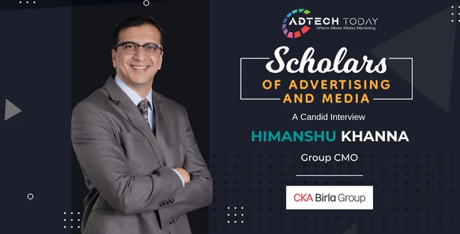 Himanshu Khanna, Group CMO of the CKA Birla Group, discussing marketing and business growth